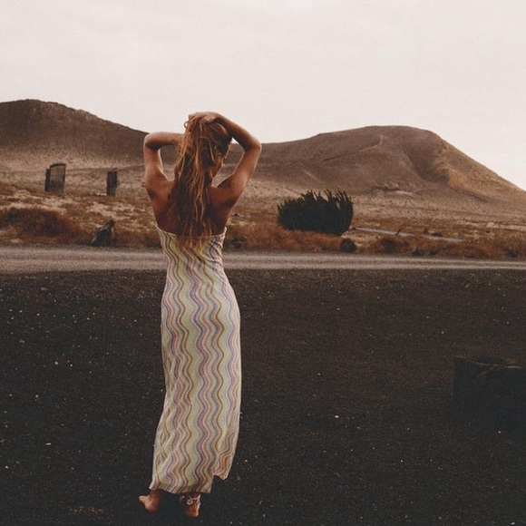 ZARA STRAPLESS TULLE DRESS - Picture 5 of 10